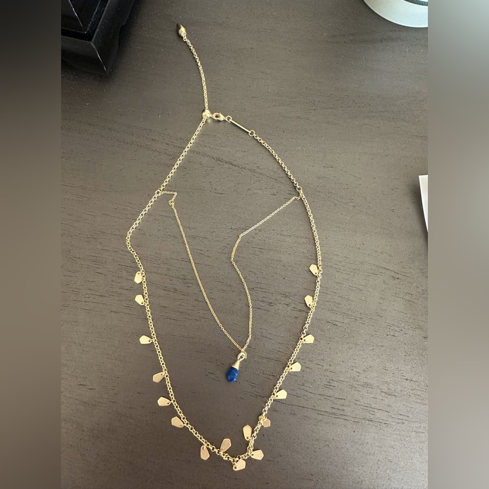 Kendra Scott Freida Multi Strand Necklace in Colbalt Howlite